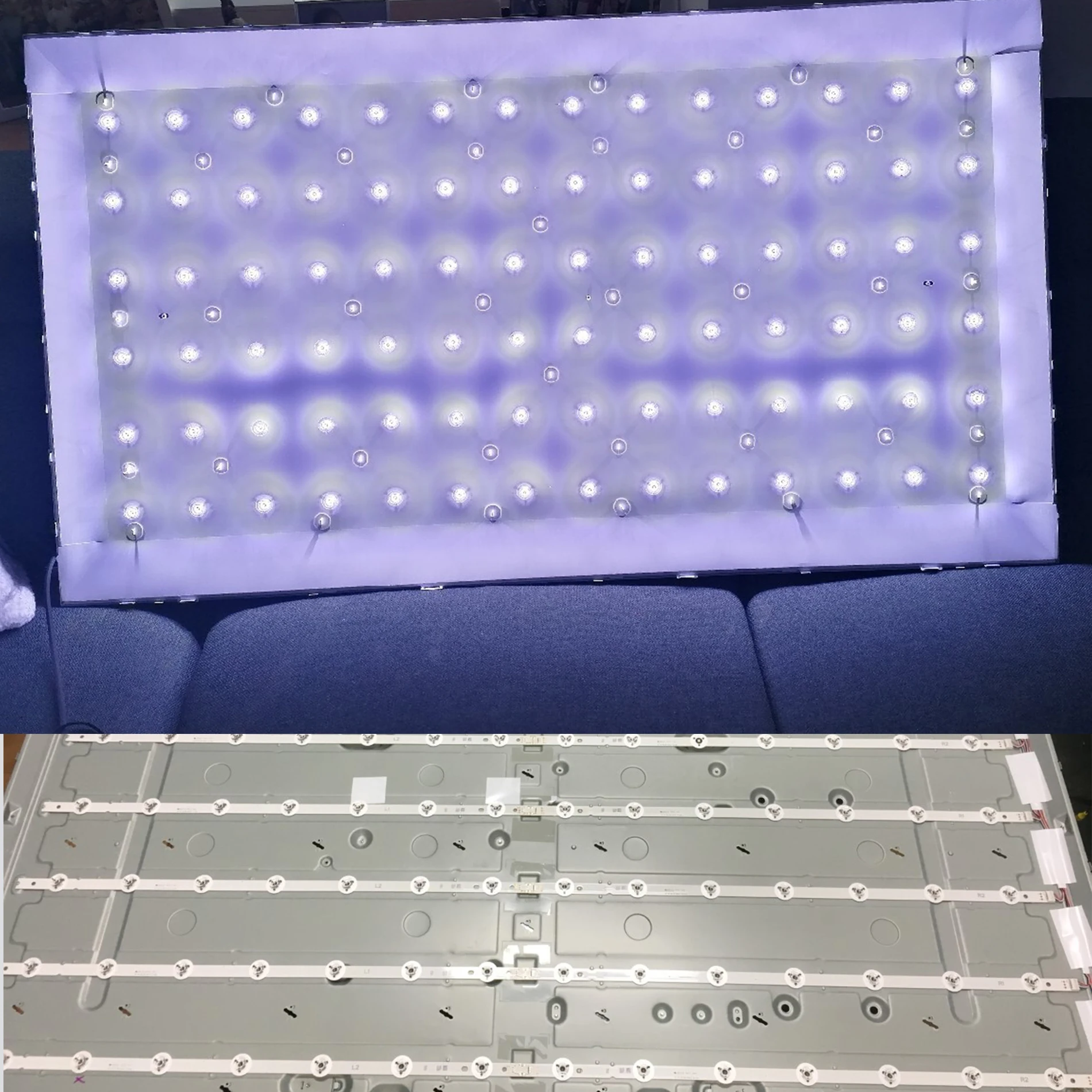 Светодиодная лента 55 V14 Slim DRT для 55LB730B 6916L-1629A 6916L-1630B 6916L-1741A 6916L-1743B 6916L-1630A 6916L-1743A LC550DUH PG F1 (art.: 3920cdecf8faa) - 3920cdecf8faa