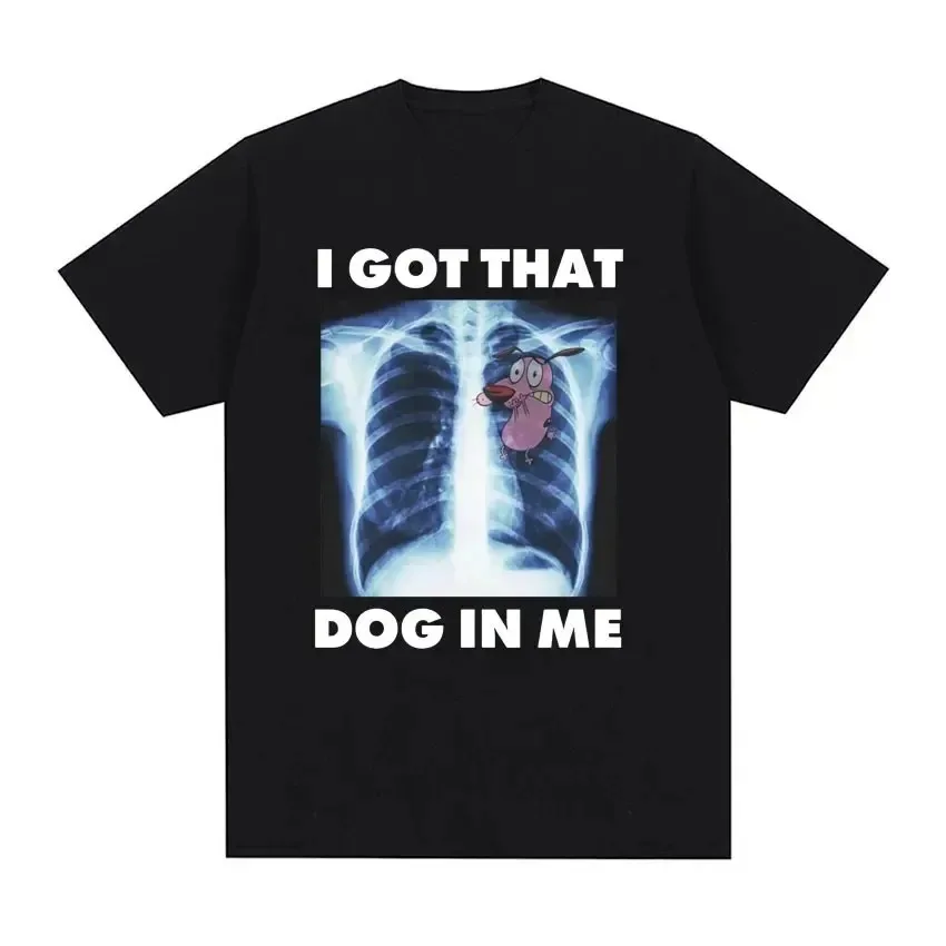 Хлопковая футболка с надписью I Got That Dog in Me