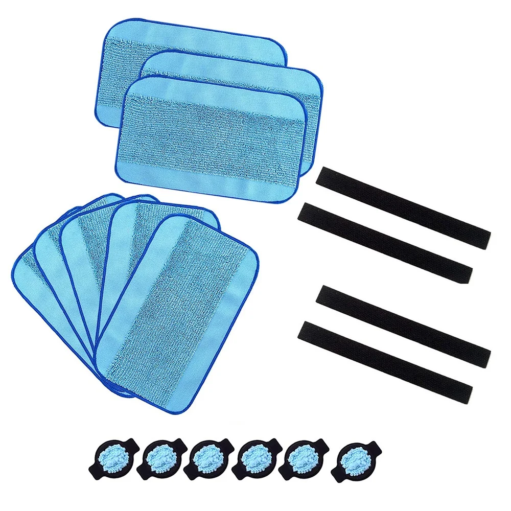 

Колесная шина 18 шт./лот/ткань для швабры/сменная водяная Крышка для IRobot Braava 320/380/381/380T/390/390T