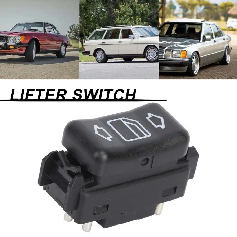 

Black Exquisite Sensitive Power Window Switch 1248204610 ABS Electric Window Switch Professional