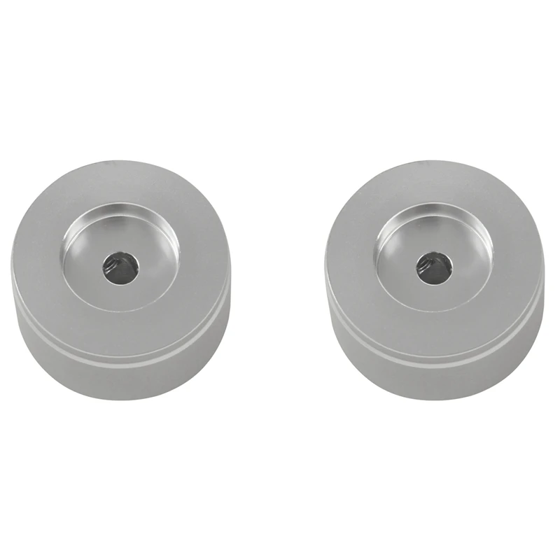 

2Pcs 38X22mm Aluminium Alloy Volume Knob For 6Mm Potentiometer Shaft Silver
