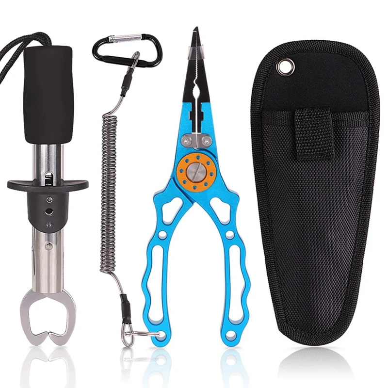 

Fishing Pliers, Fishing Gear, Fish Control, Multi-Purpose Fishing Pliers, Firm Lip Grabber,Fishing Accessories