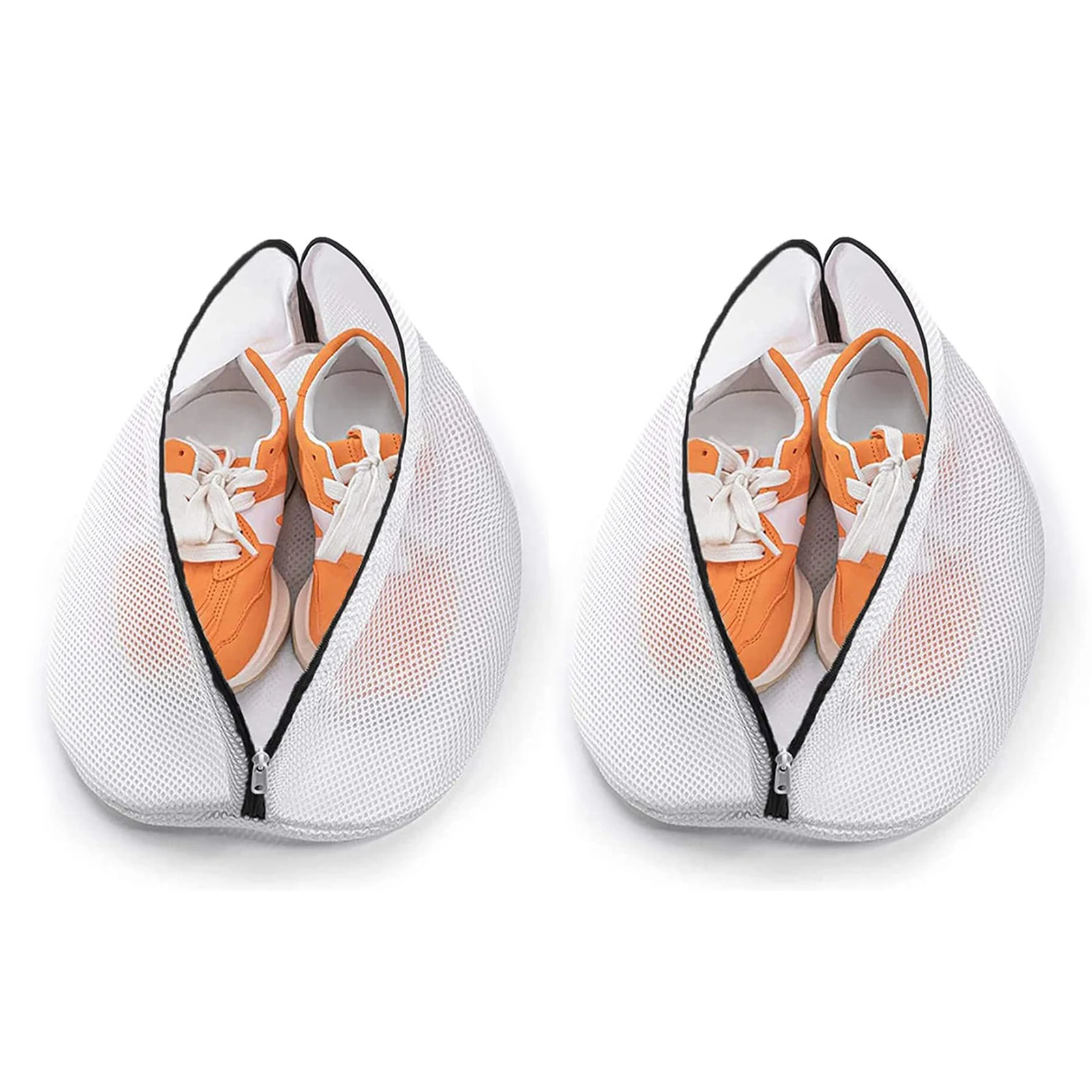 

2PCS Sneakers Shoes Laundry Bag Avoid Washing Machine Damage for Shoes Bras Lingerie Socks Clothes