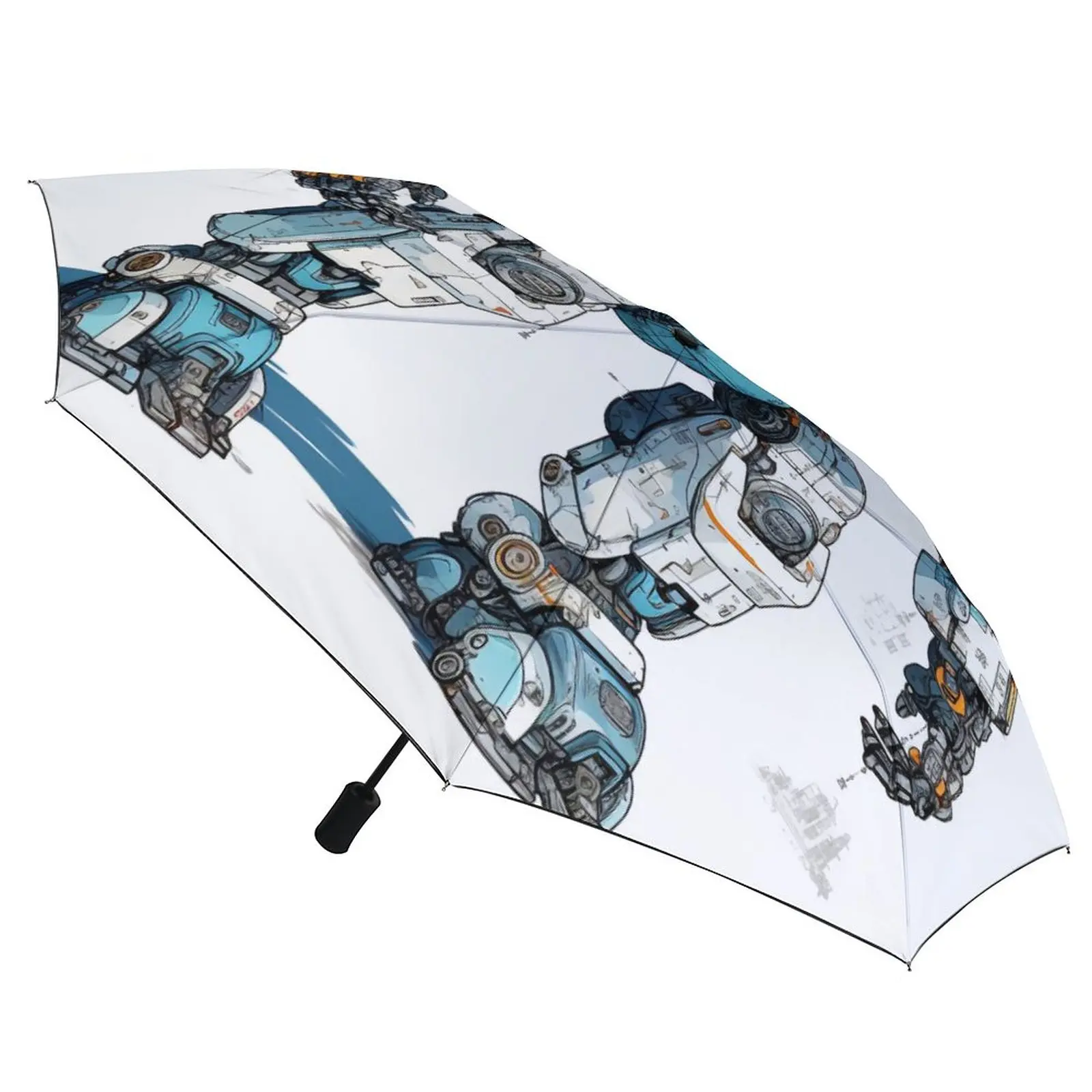 

Зонт-тройка с пандой, Черный солнцезащитный зонт, водонепроницаемые легкие автомобильные Зонты