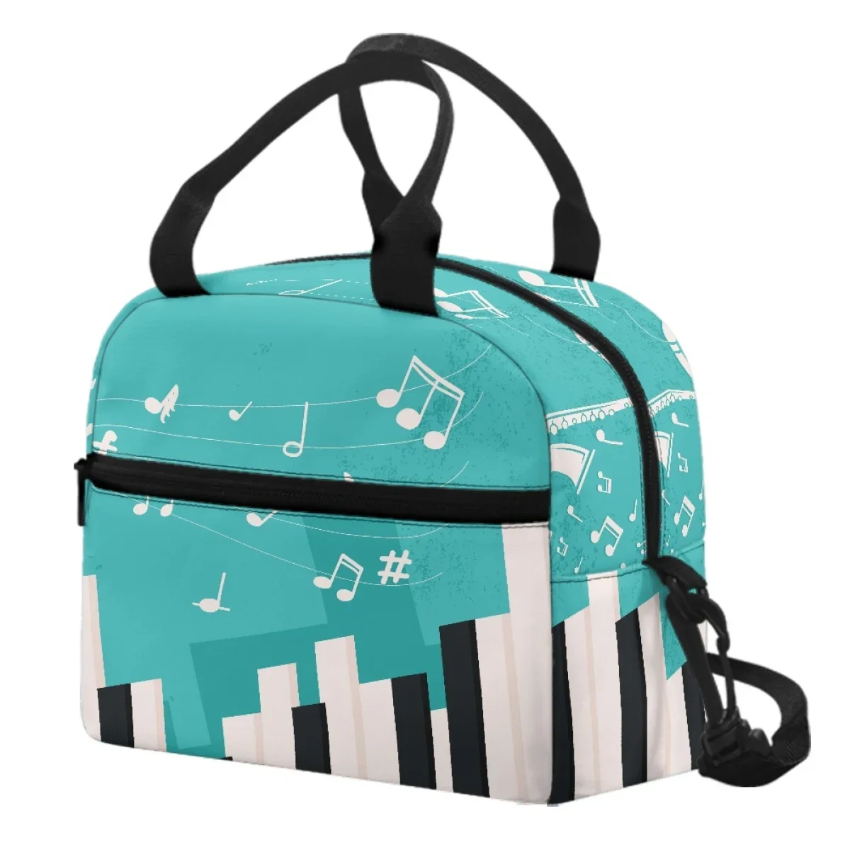 FORUDESIGNS Piano Key Music Design Термальный детский школьный ланч-бокс с несколькими