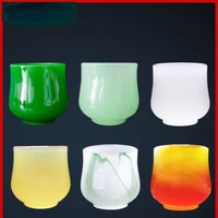 sheep fat jade large teacup heat resistant tea cup master single cup chinese kung fu jade porcelain tea set 80ml gift for friend