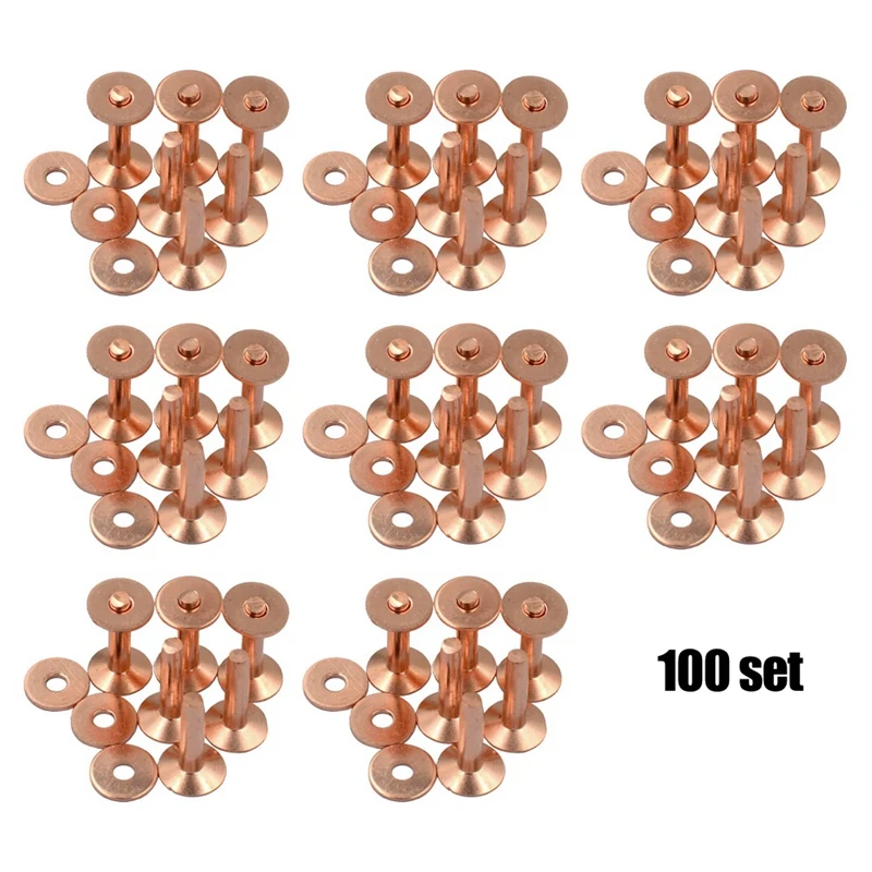 

Hit Nails Burr Copper Rivet Copper Rivets Setting Tool For Belts Wallets Collars Leather