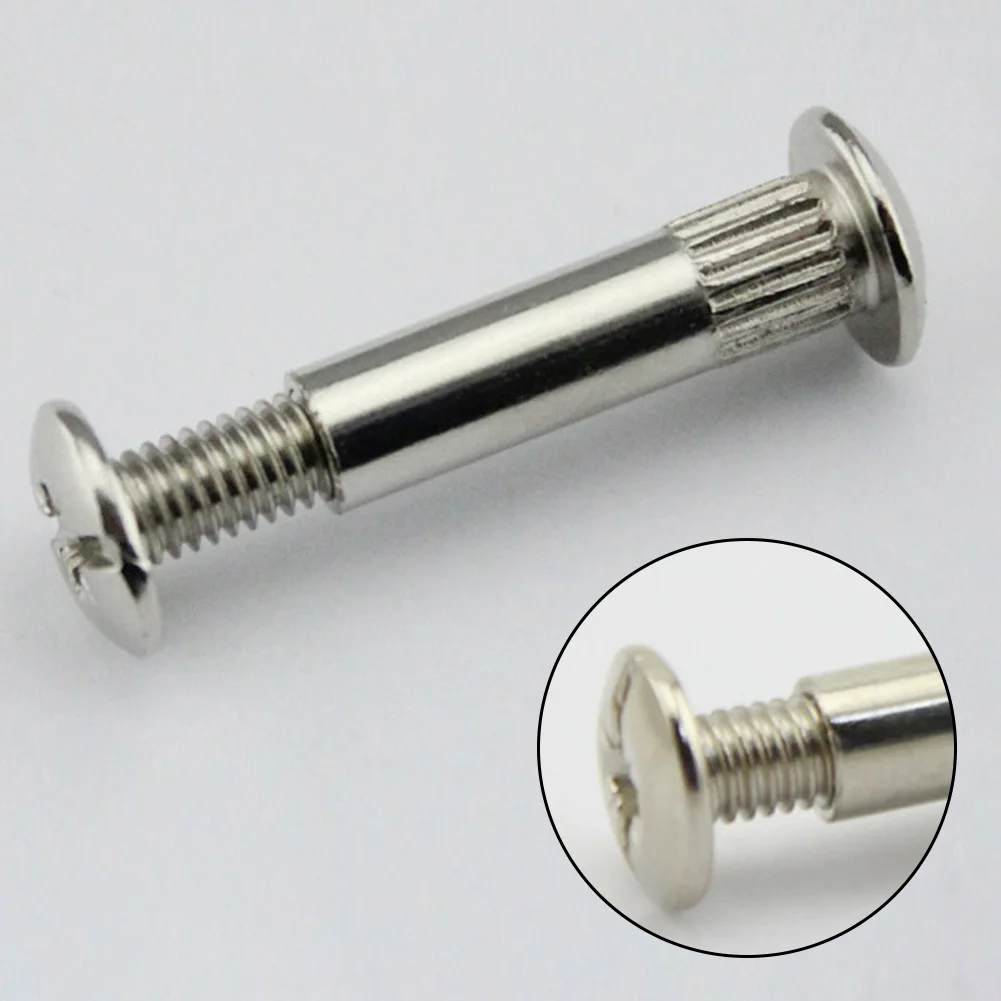 

50pc Sleeve Screw Bolt Socket Nut Cap Furniture Closet Cupboard Cabinet Cot Bed Crib 35*13mm Wooden Boards Shelves