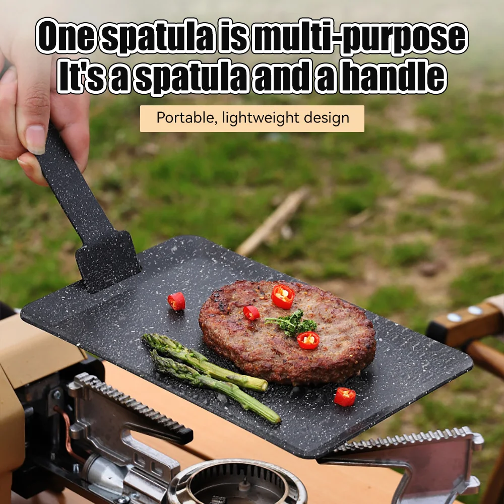 Портативная Мини-квадратная Японская Железная Сковорода Для Барбекю Одна