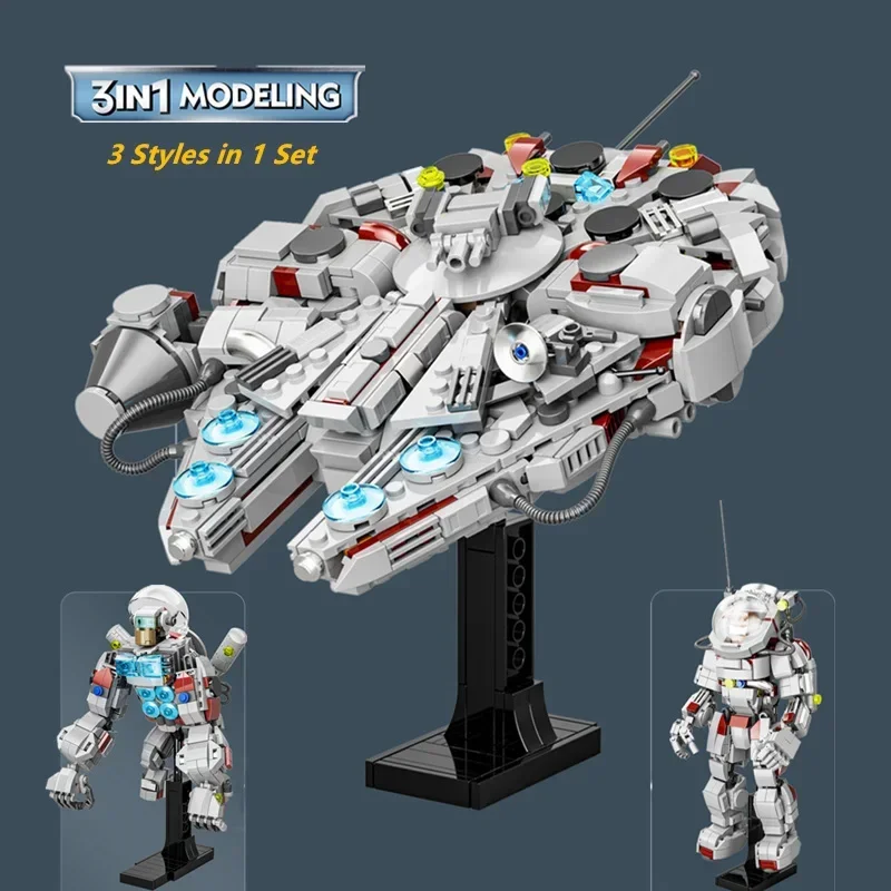 Miniso Disney Galaxy Space StarFighter Корабль Соколи-Космический корабль Битва StarShip Модель