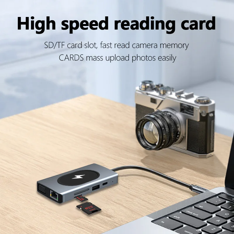 Док-станция USB Type-C RJ45 3 5 Thunderbolt |