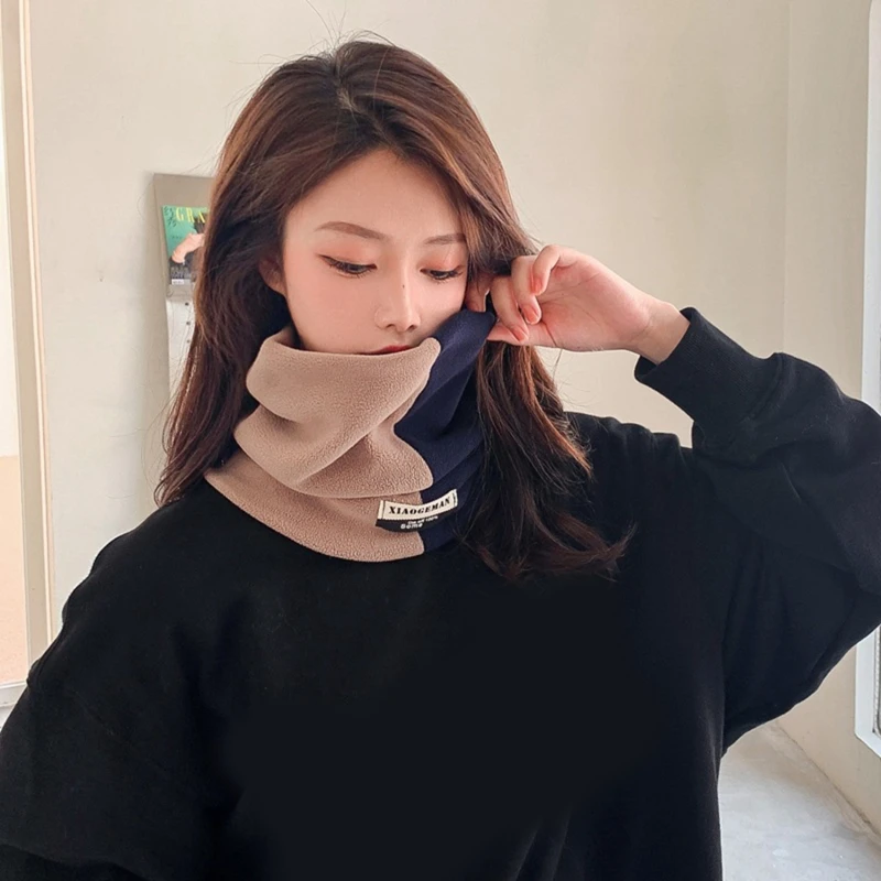 

Lady Winter Scarf For Men Women Neck Wool Collar Scarf Adult Scarf Cotton Thickened Scarves Outdoor Warm Neck Scarves