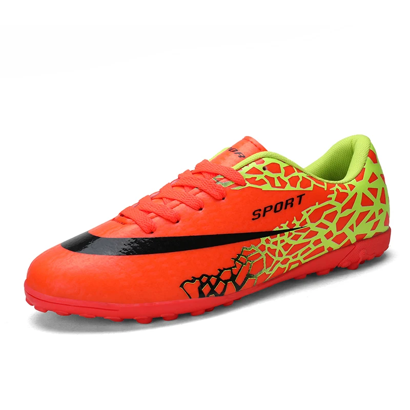 

Football Boots for Boys Soccer Shoes AG/FG Society Non-slip Training Soccer Sneakers Men Chuteira Campo Sports Turf Futsal Shoes