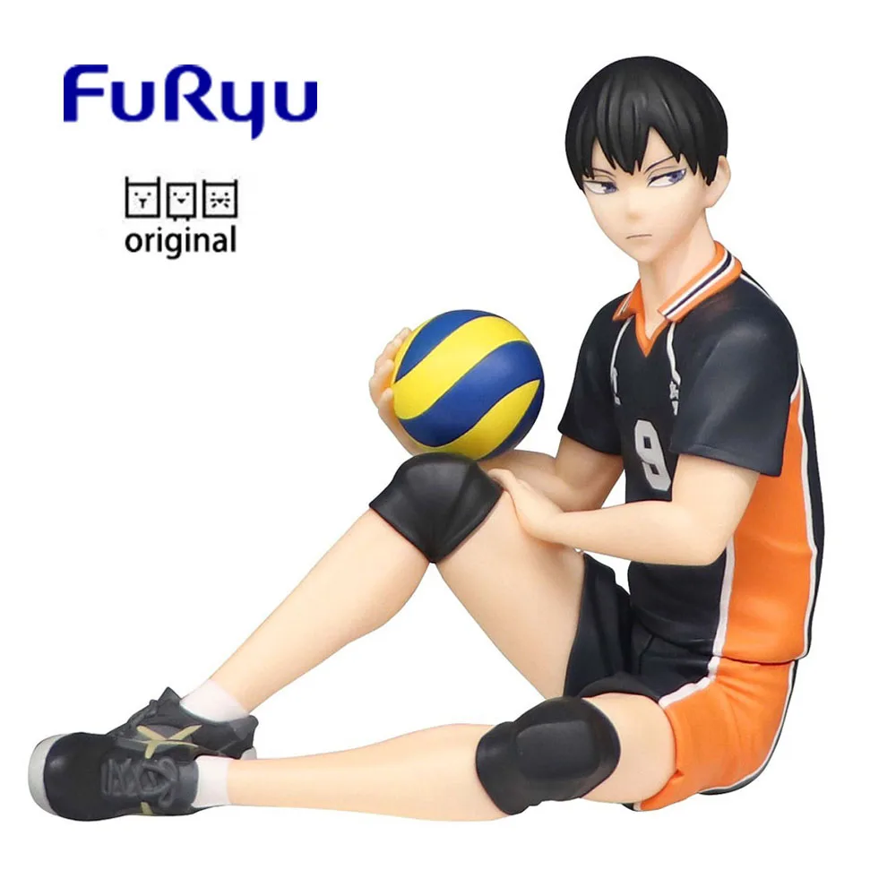 

IN Stock Original FuRyu Haikyuu!! Kageyama Tobio Noodle Stopper Figure 12Cm Anime Doll Pvc Model Collectible Toys Child Gift