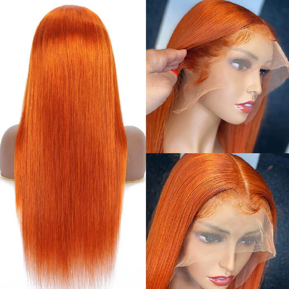 Ed Human Hair Wigs 13x6 Body Wave Lace Closure Wig Brazilian Kinky Curly Lace Wigs