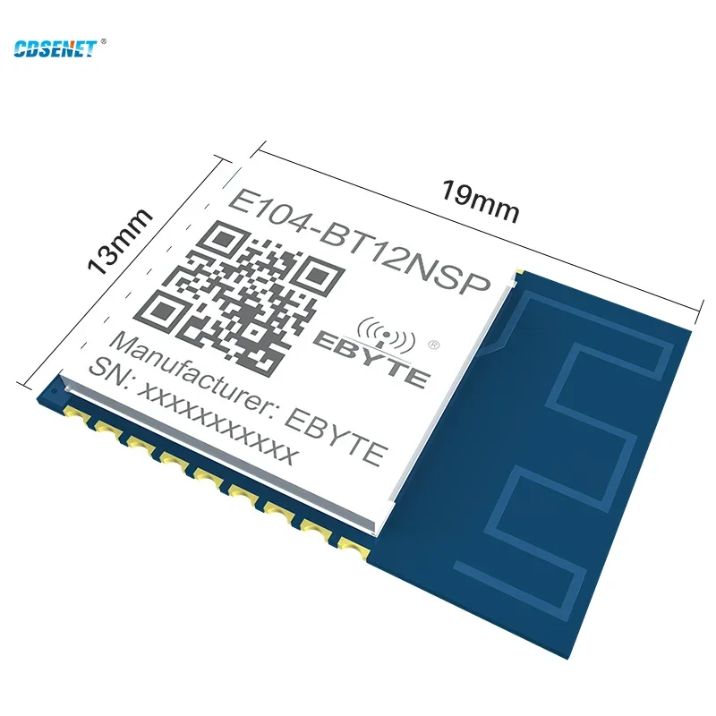 GFSK Blue-tooth Self Mesh Module 10 дБм 2 4 ГГц BLE E104-BT12NSP CDSENET 60 м Поддержка Sig V1.0 Макс. 16383 Узелки