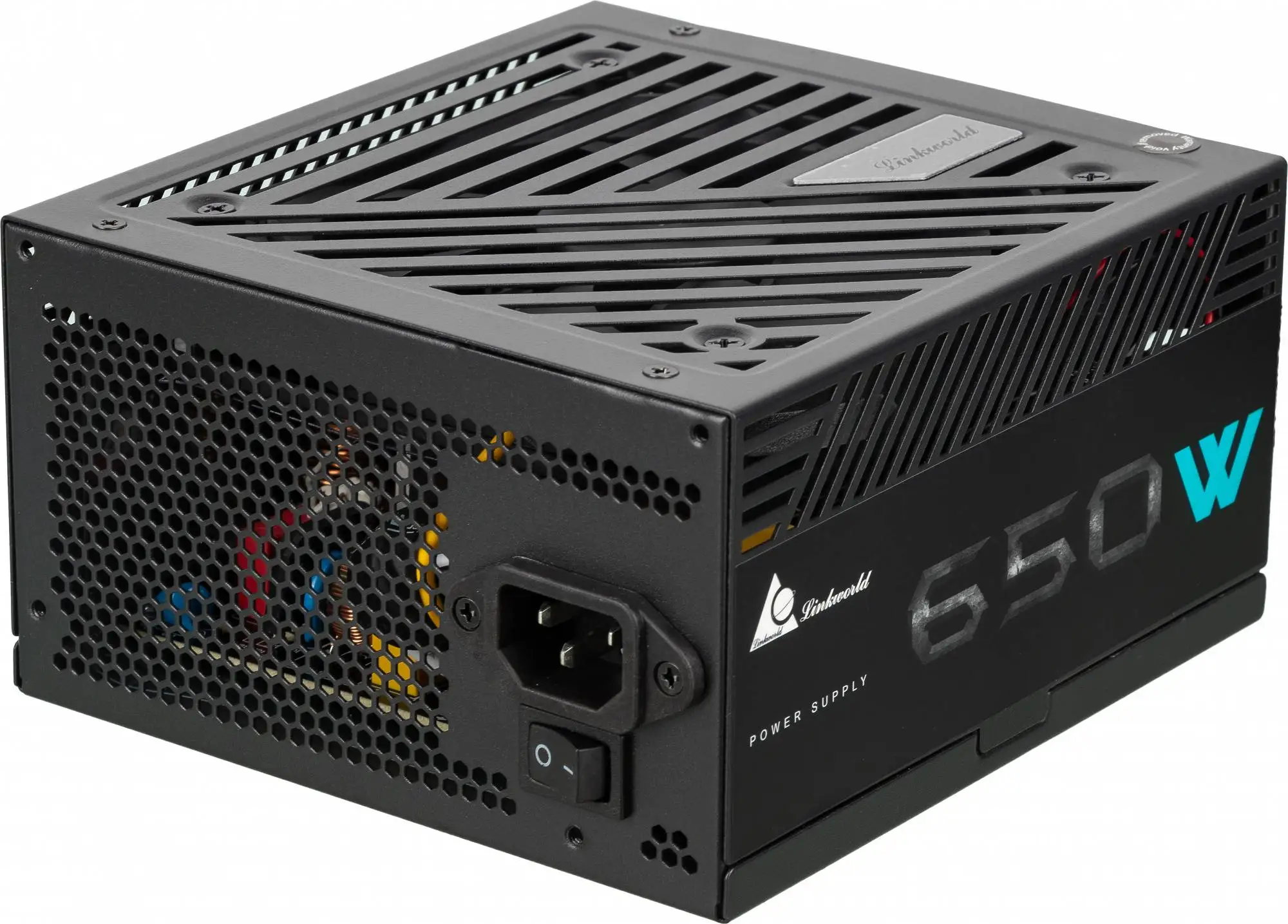 Блок питания LinkWorld ATX 650W LW-650B 80+ bronze (24+4+4pin) APFC 120 mm fan 5xSATA RTL