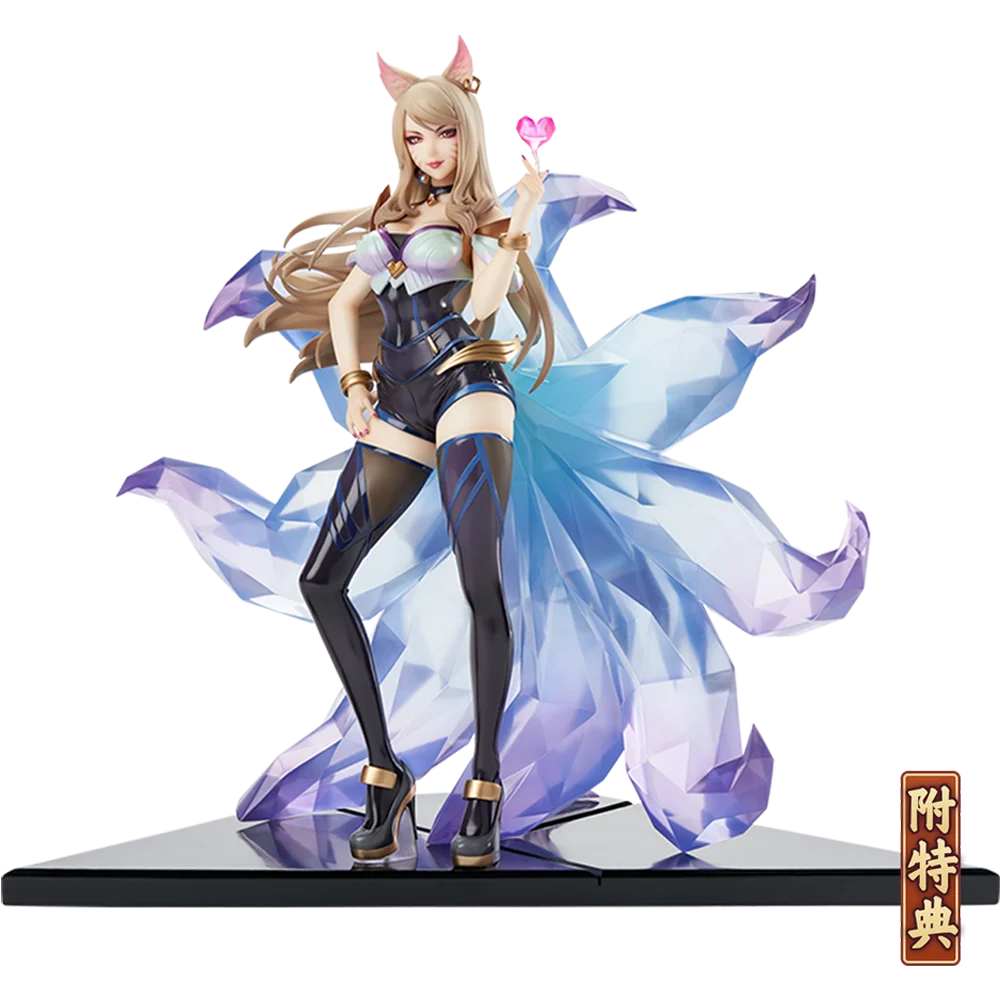 Фигурки аниме Apex, оригинальные игрушки Ahri The Nine-Tailed Fox KDA League of Legends LOL 1/7, коллекционная экшн-модель, игрушки, подарки