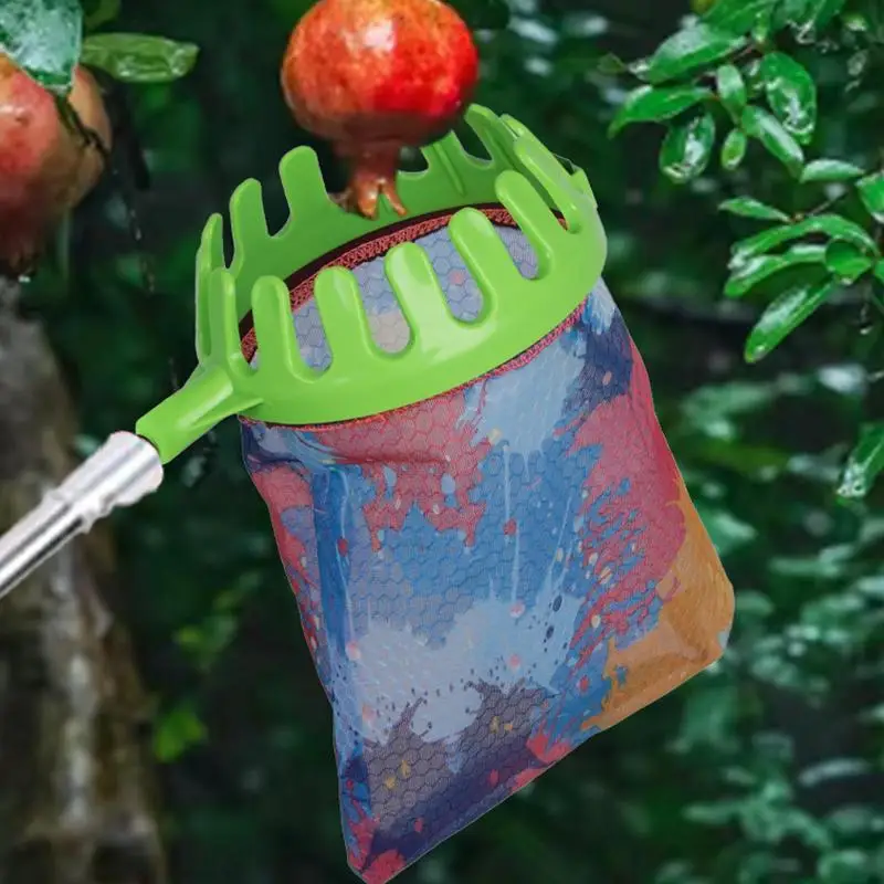 Металлический сборщик фруктов для сбора яблок фруктового сада персика тканевая