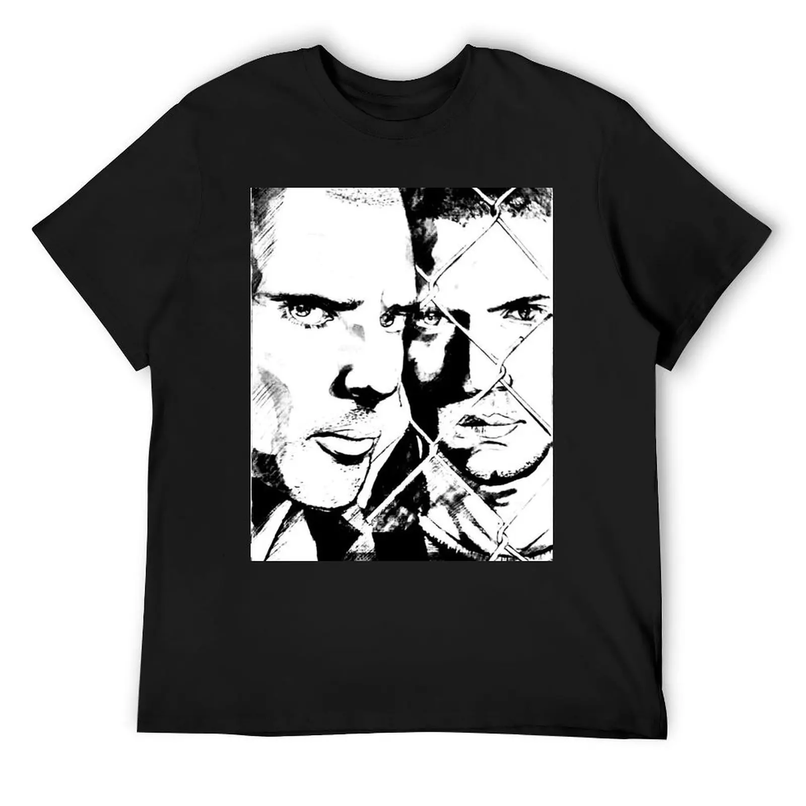 Футболка Scofield and Burrows таможенный дизайн свое собственное новое издание аниме