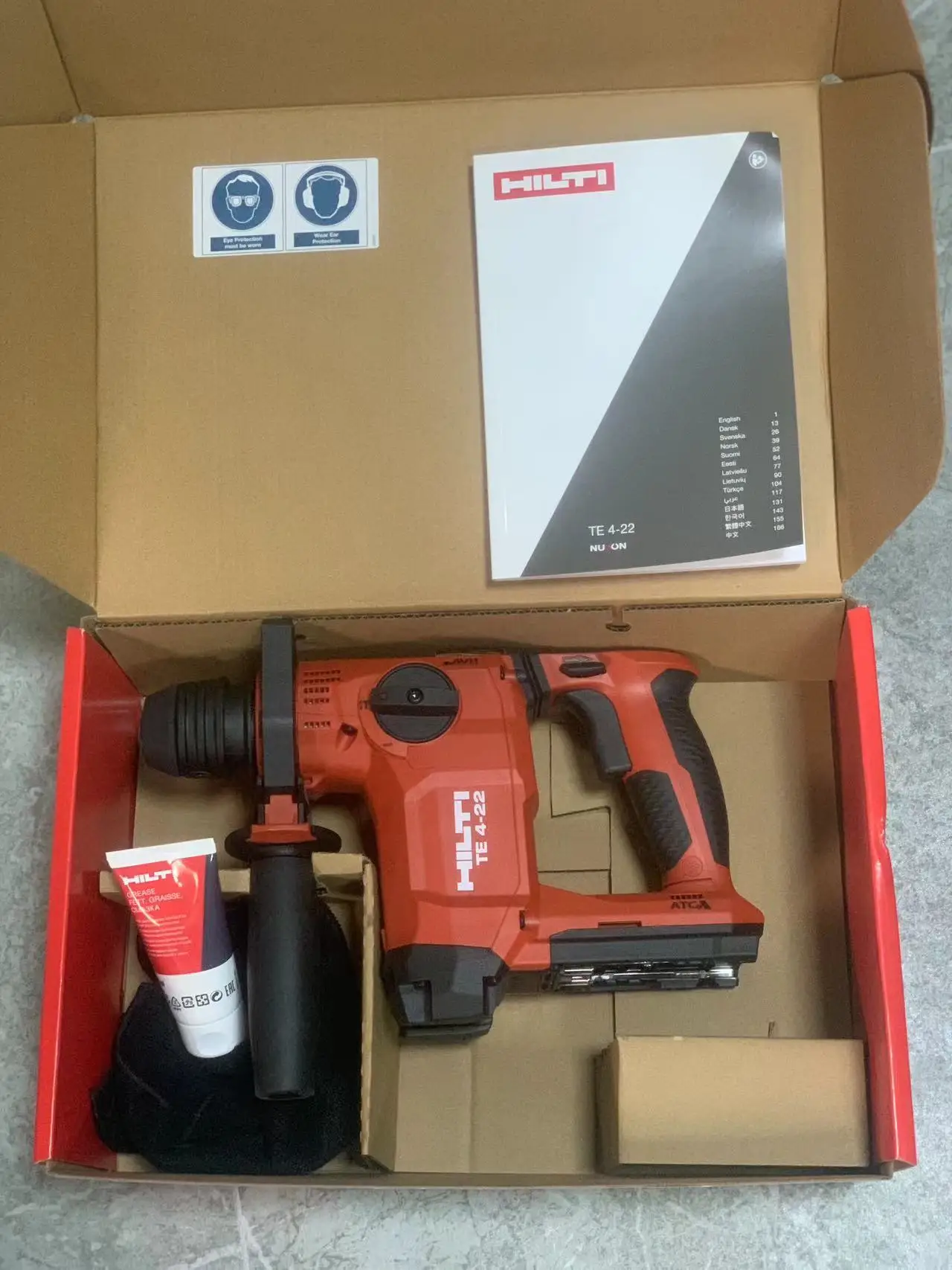 Новинка Hilti NURON 22 в литий-ионная SDS Plus беспроводная дрель-перфоратор TE 4-22 только