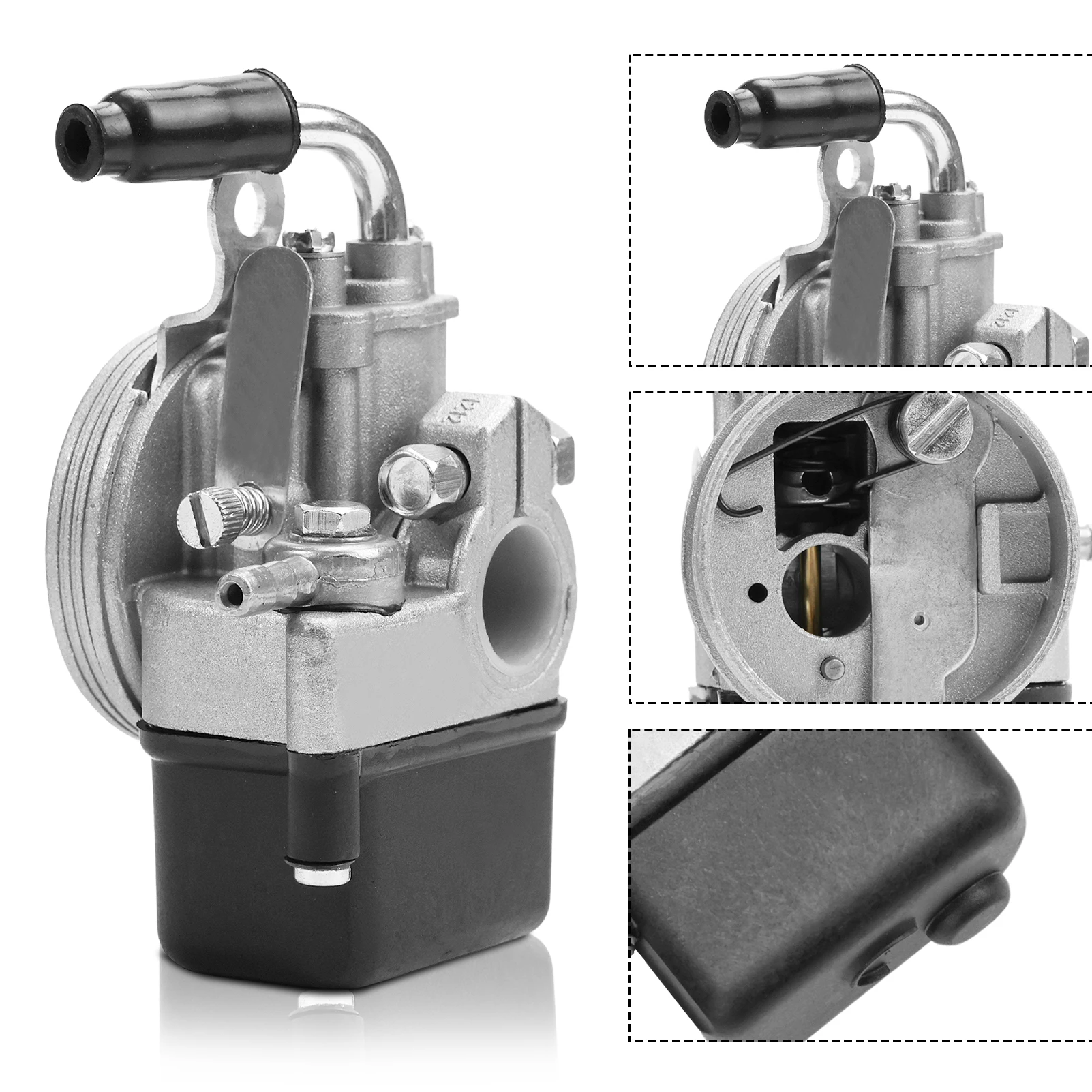 Карбюратор для Dellorto SHA 13 02044 совместимый с Piaggio Ciao/Bravo-Si