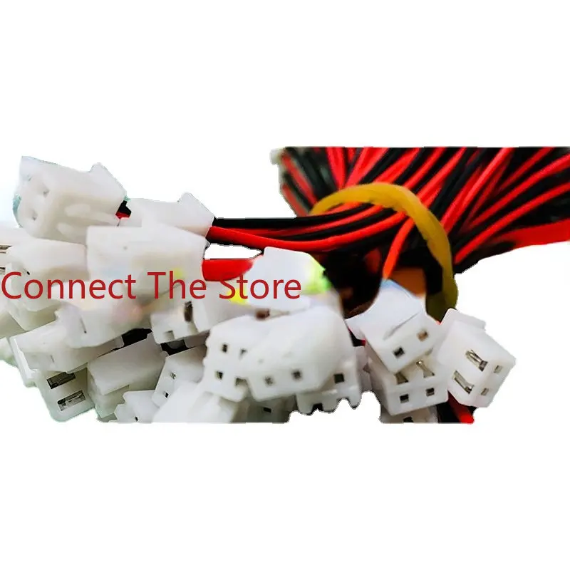 

10PCS Red And Black Line 2.54mm Pitch Length 100mm 2 Heads With Plug 2p Double Head Contemporary