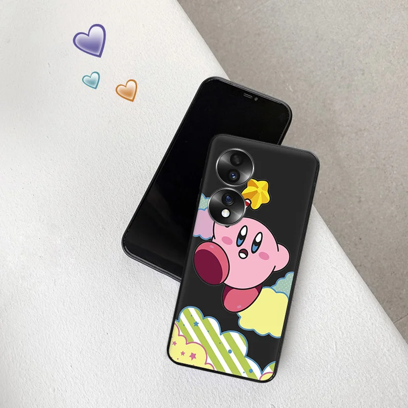 Новый модный телефон задняя крышка черный мягкий с рисунками из мультфильмов для
