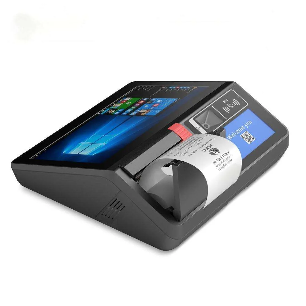 Фото POS-система с 11,6-дюймовым 10-точечным емкостным сенсорным экраном, Bluetooth/Wi-Fi и 80-мм термопринтером чеков по заводской цене №2