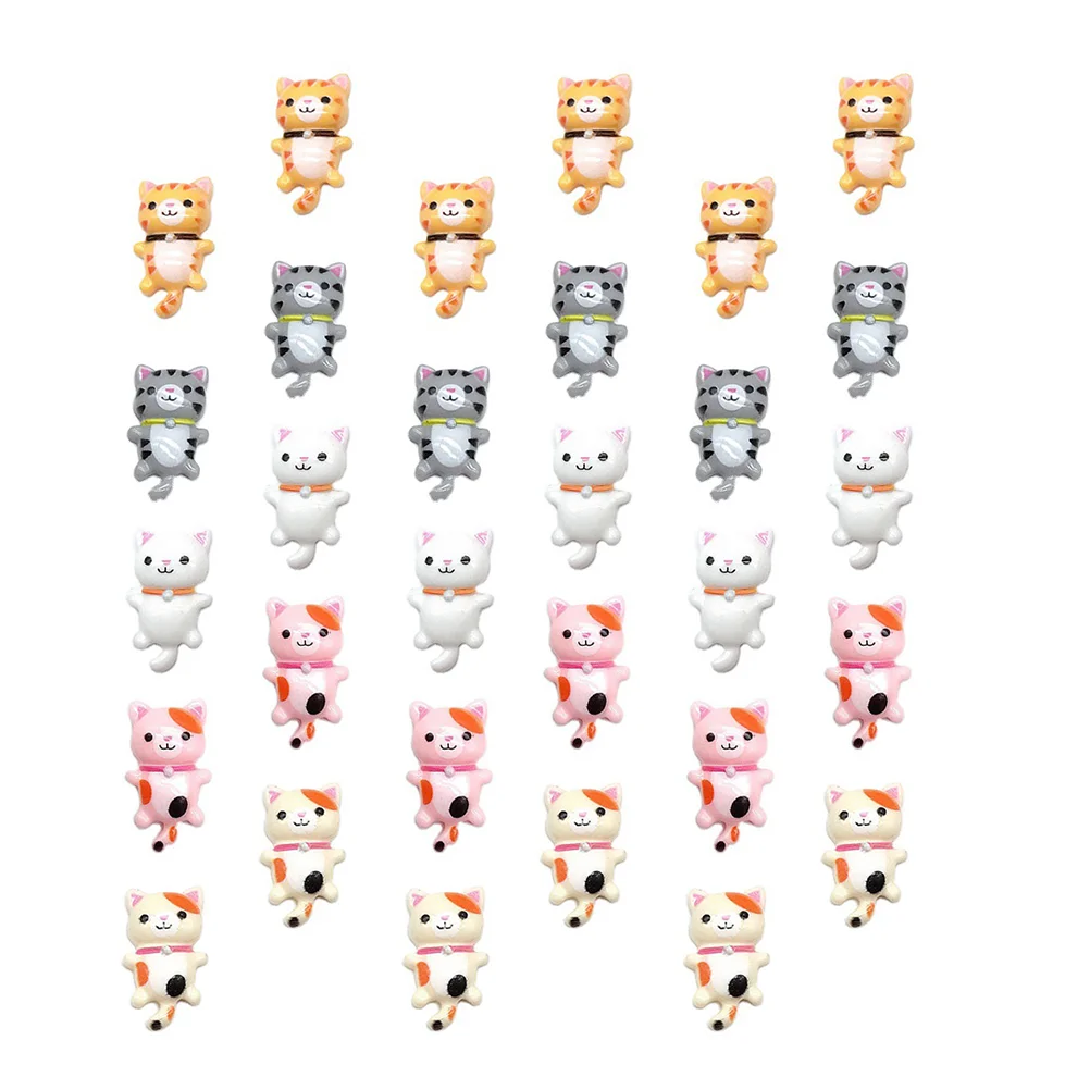 

Charms Cat Charm Resin Flatbackcase Pendant Bracelet Craft Embellishment Accessories Making Diy Earring Miniature Figurines