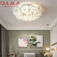 oulala nordic ceiling lamp dimming modern led creative romantic decorative fixtures for dining room bedroom