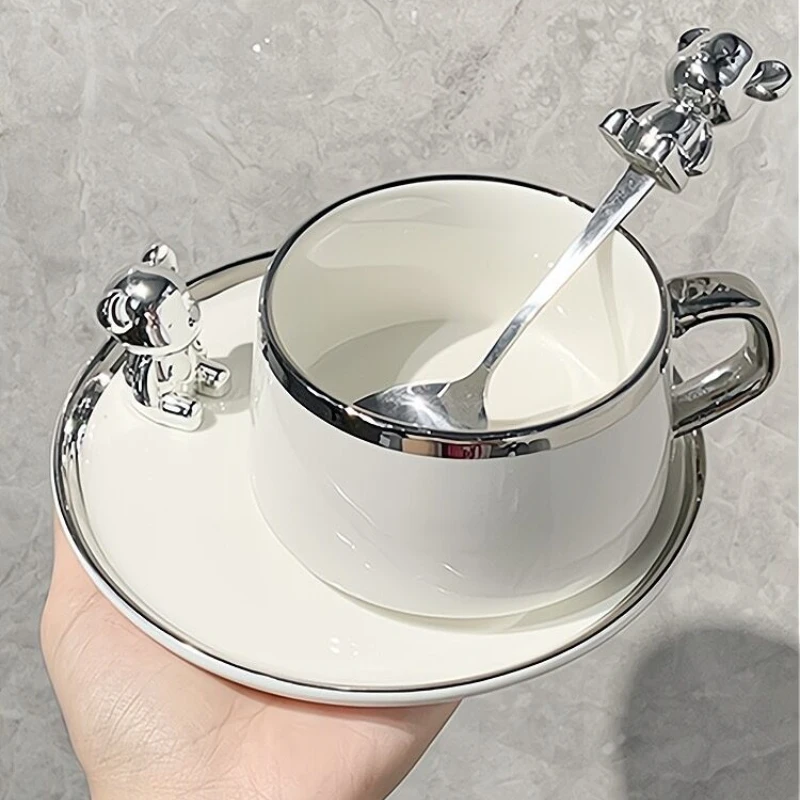 Mug Ceramic Cup Water Cup Household Coffee Set Set Simple Good-looking Girl Cup