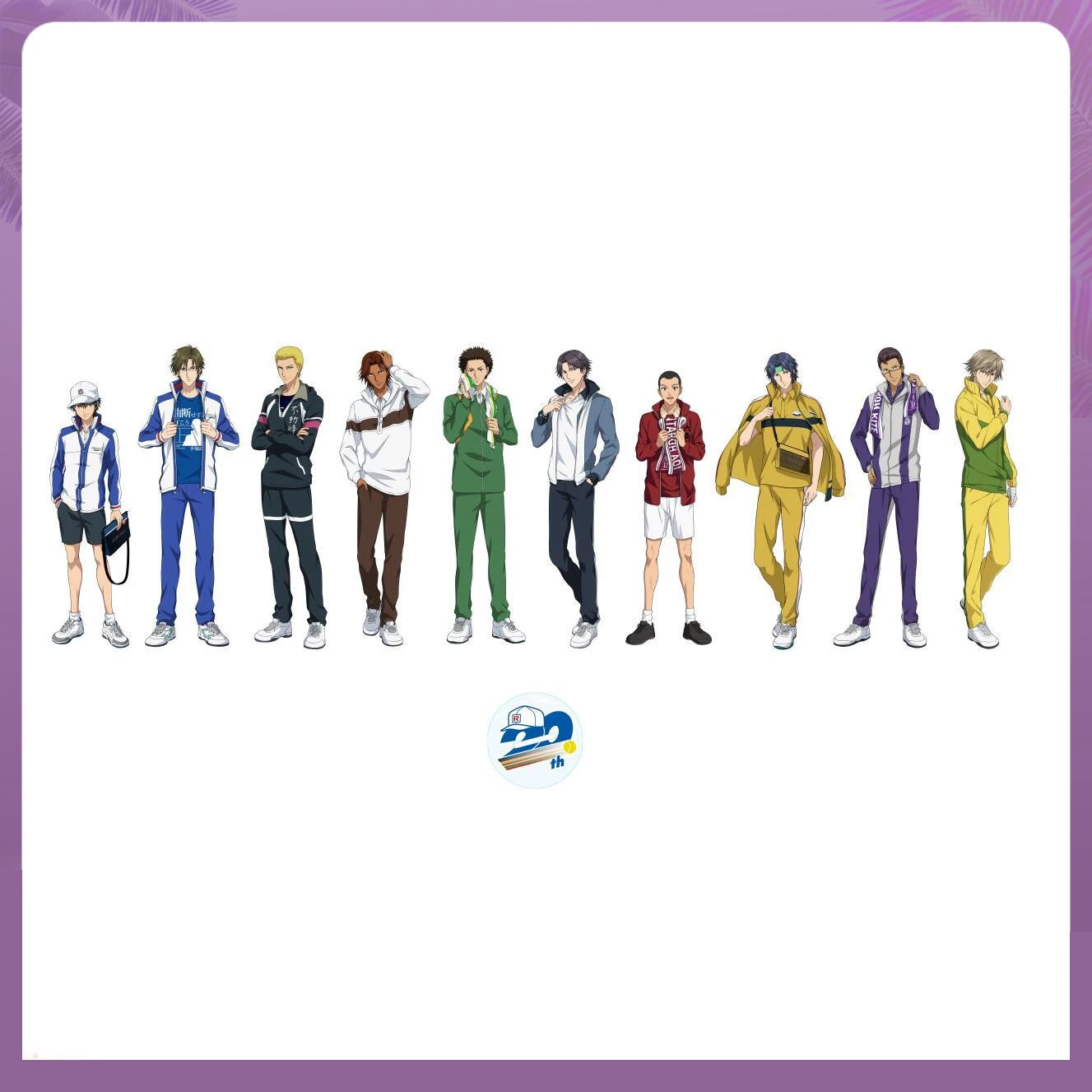 

The Prince of Tennis Ⅱ RisingBeat Sanada Genichirou Yukimura Seiichi 20TH Stand Display Figure Anime Cos Charm Desktop Decor Toy