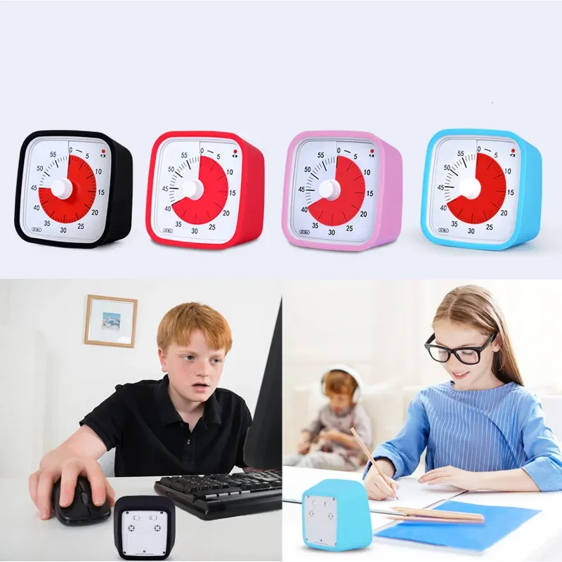 

Timer Count For Timer And Visual 60-Minutekitchen Cooking Baking Clock Digital Adults Time Kids Management Silent Time Up Down