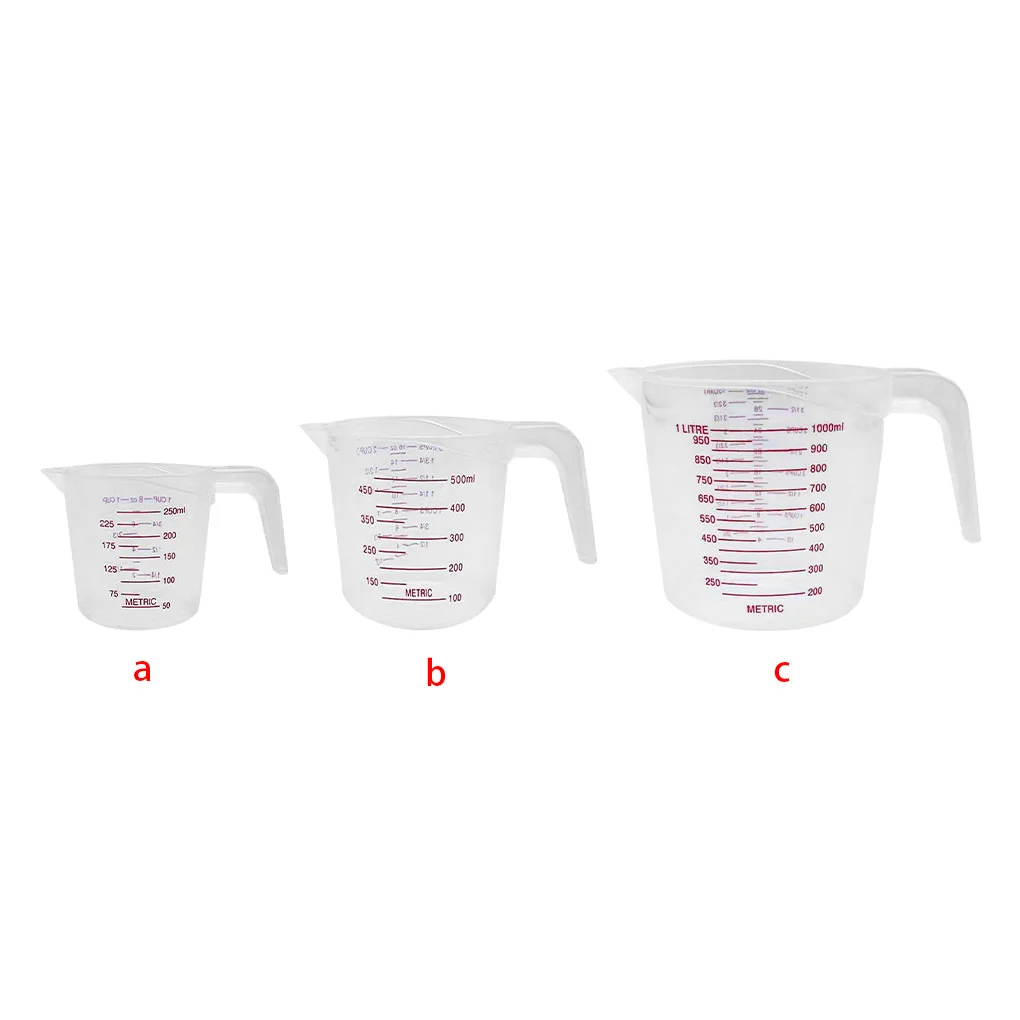 

Measuring Cup Reusable Washable Handled Graduated Cups Kitchen Restaurant Cooking School Laboratory Tools 500ML