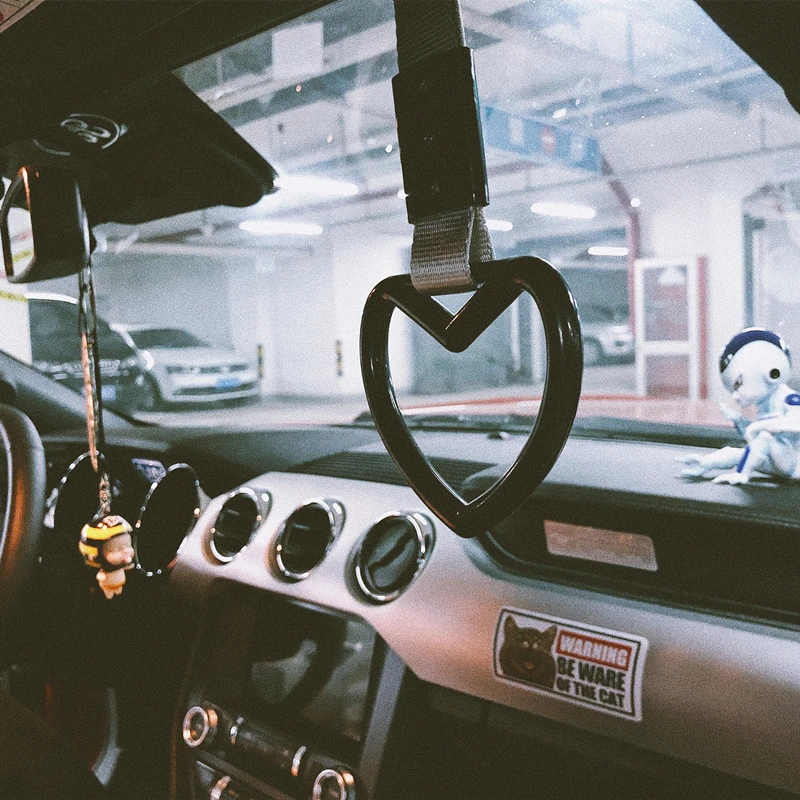 

JDM Car Interior Pull Ring Train Bus Handle Hand Strap Drift Charm Strap Drift PVC Plastic TSURIKAWA RING Bumper Warning Loop