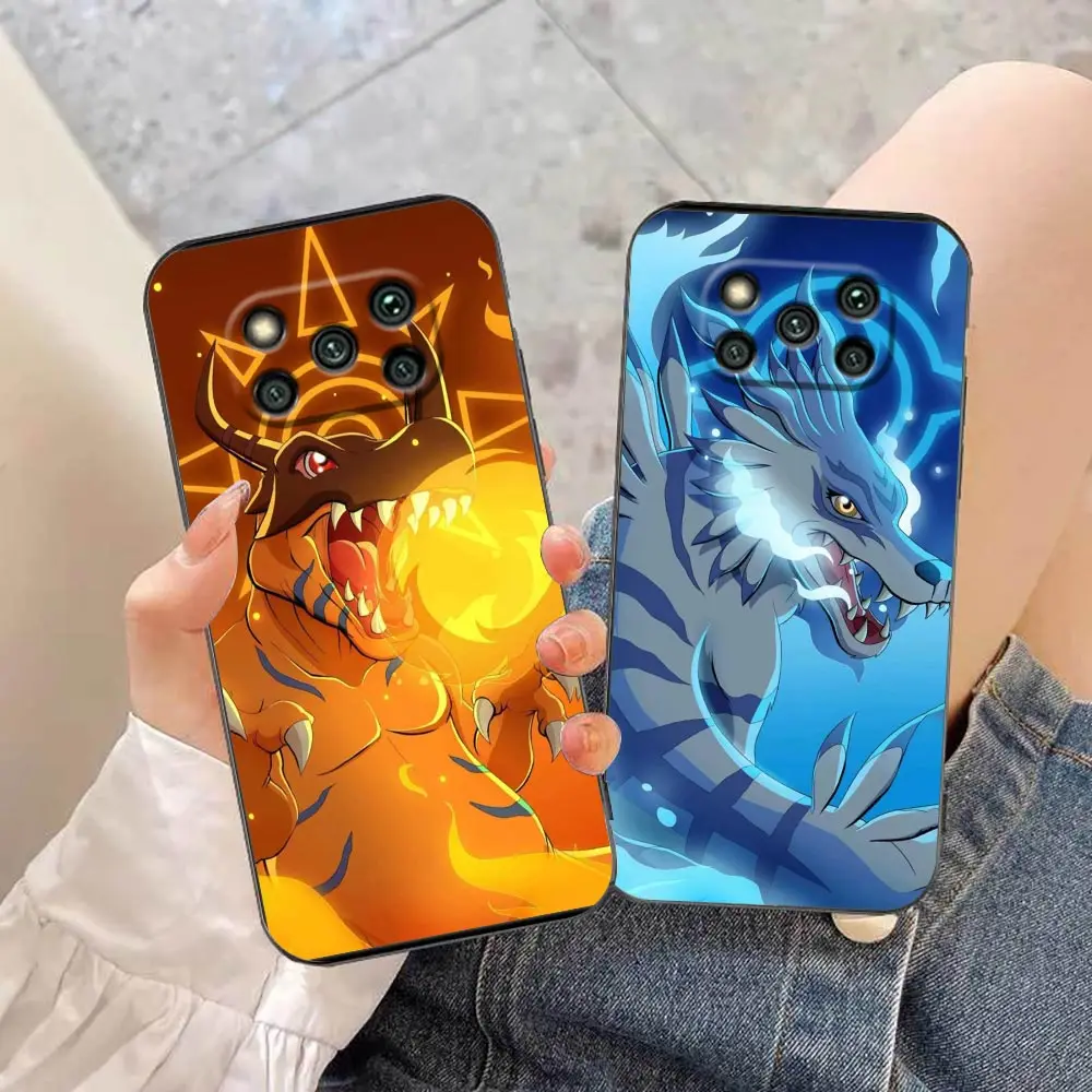 

Phone Case For Xiaomi Mi Note 10 3 Lite Poco X5 M5 M4 F4 X4 X3 M3 F3 GT Pro Nfc 5G 4G Mix 3 2S 2 Play F1 Anime Digimon Adventure