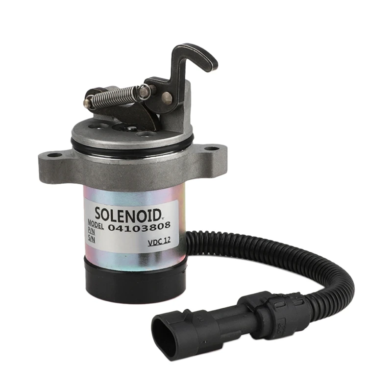 for Deutz Fuel Shut Off Solenoid 04103812 04103808 F3L F3M F4L F4M 1011 2011