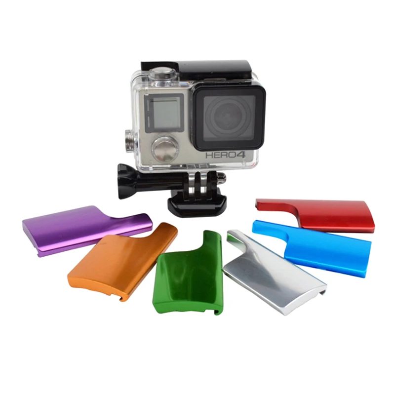 

Aluminum Latch Rear Snap Lock for Waterproof Housing Protective Shell Case for Gopro Hero 3+ Action Camera Colorful Accessory