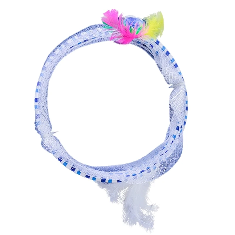 

Collapsible Cat Tunnel Tube Playtube Hideaway Crinkle Tunnel for Small Cat 090C