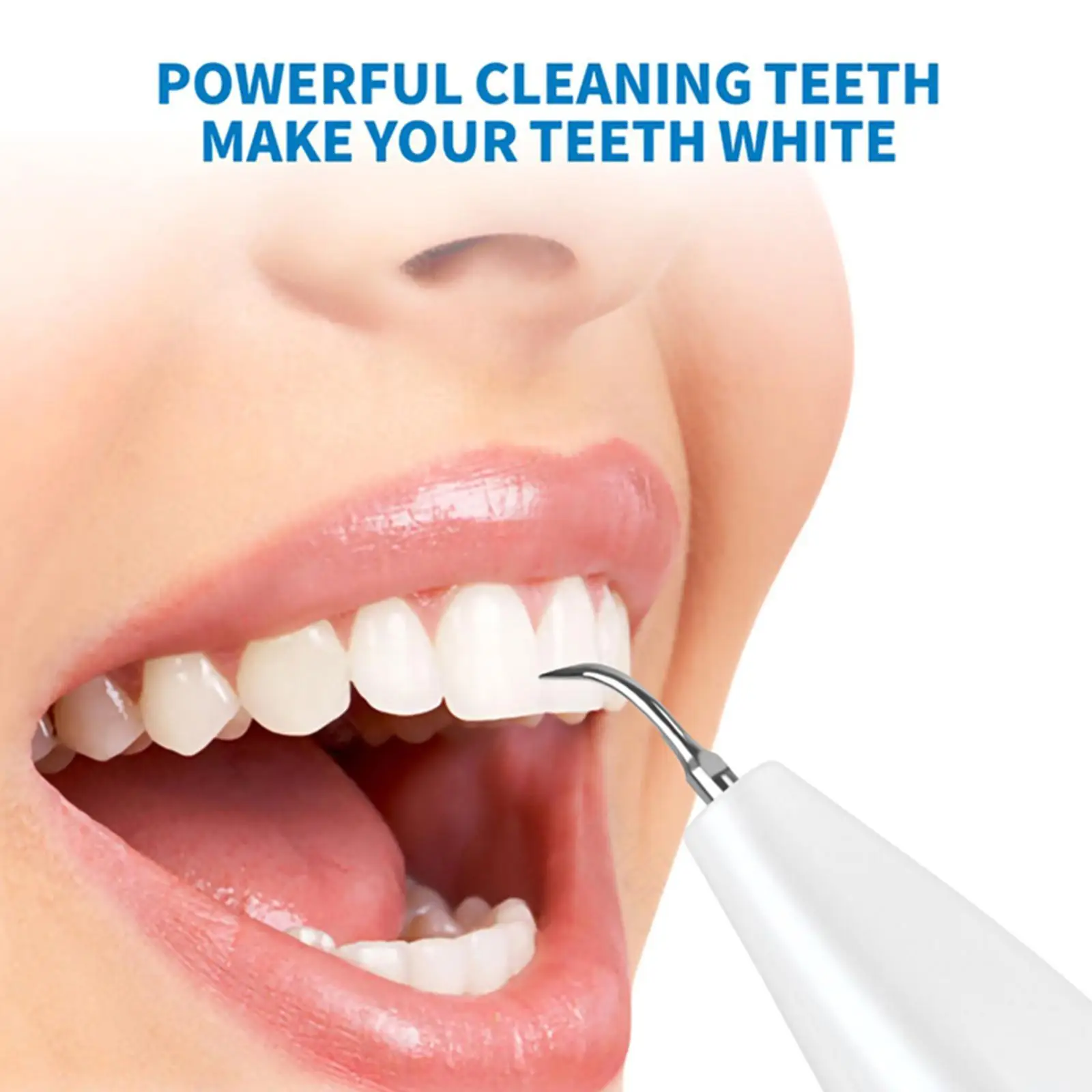 

1set Ultrasonic Dental Cleaner Electric Teeth Calculus Remover Tartar Stains Cleaner Adults Kids Teeth Whitening Care Tools