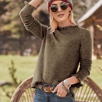 sweater women autumn winter basic knitted sweater for women casual o neck loose solid female pullovers jumpers knitting tops