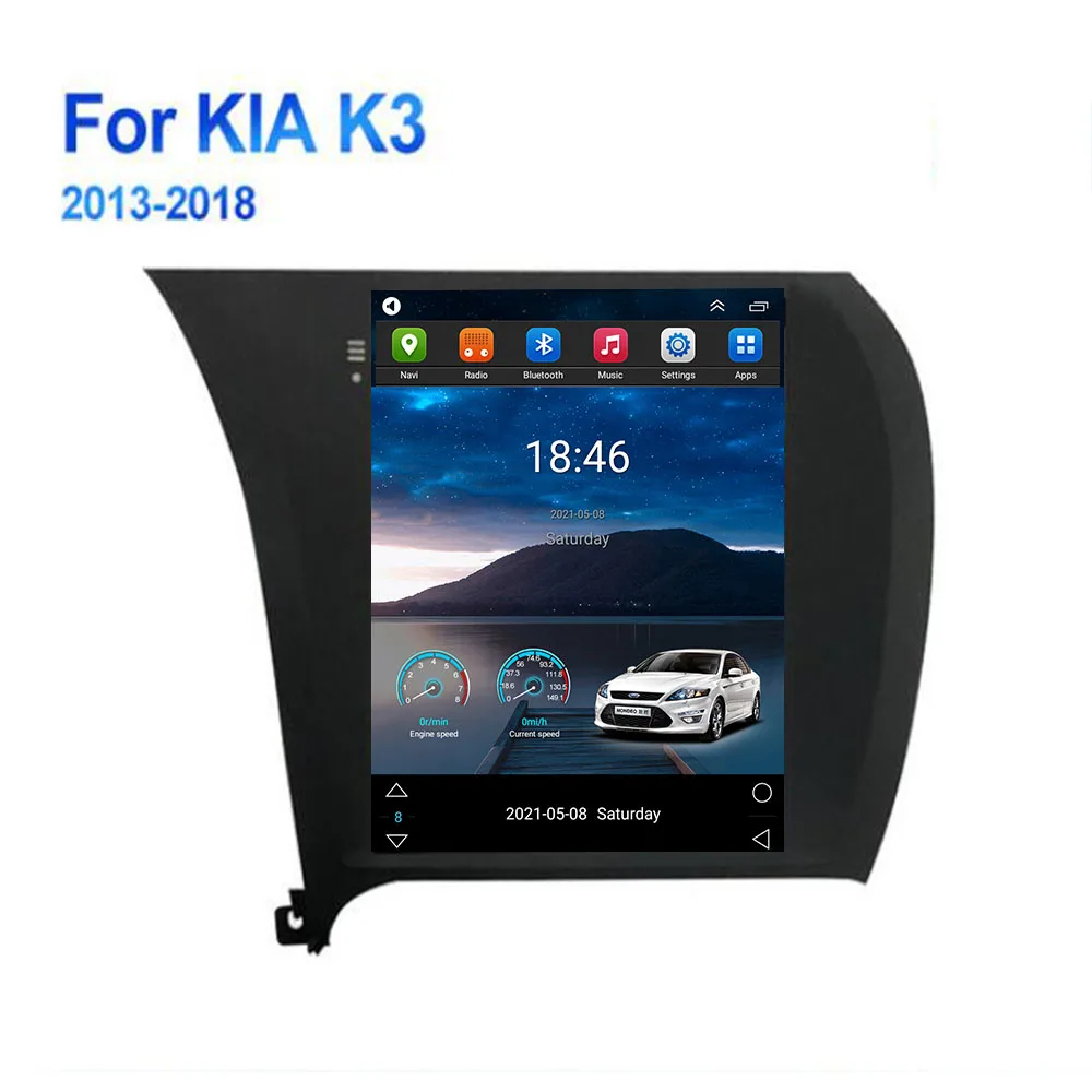 

9.7" Android 12 For KIA Cerato K3 2013 2014 2015 Tesla Type Car Radio Multimedia Video Player Navigation GPS RDS Camera no dvd