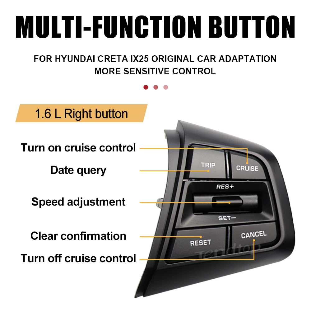 Кнопка управления на руль для Hyundai Creta Ix25 1.6L 2.0L кнопка круиз-контролем и