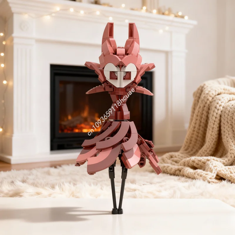 Фото Набор строительных блоков MOC Hollow Knight: Король Кошмаров Гримм, 176 деталей, модель для сборки, праздничный подарок, развивающая игрушка, на день рождения №1