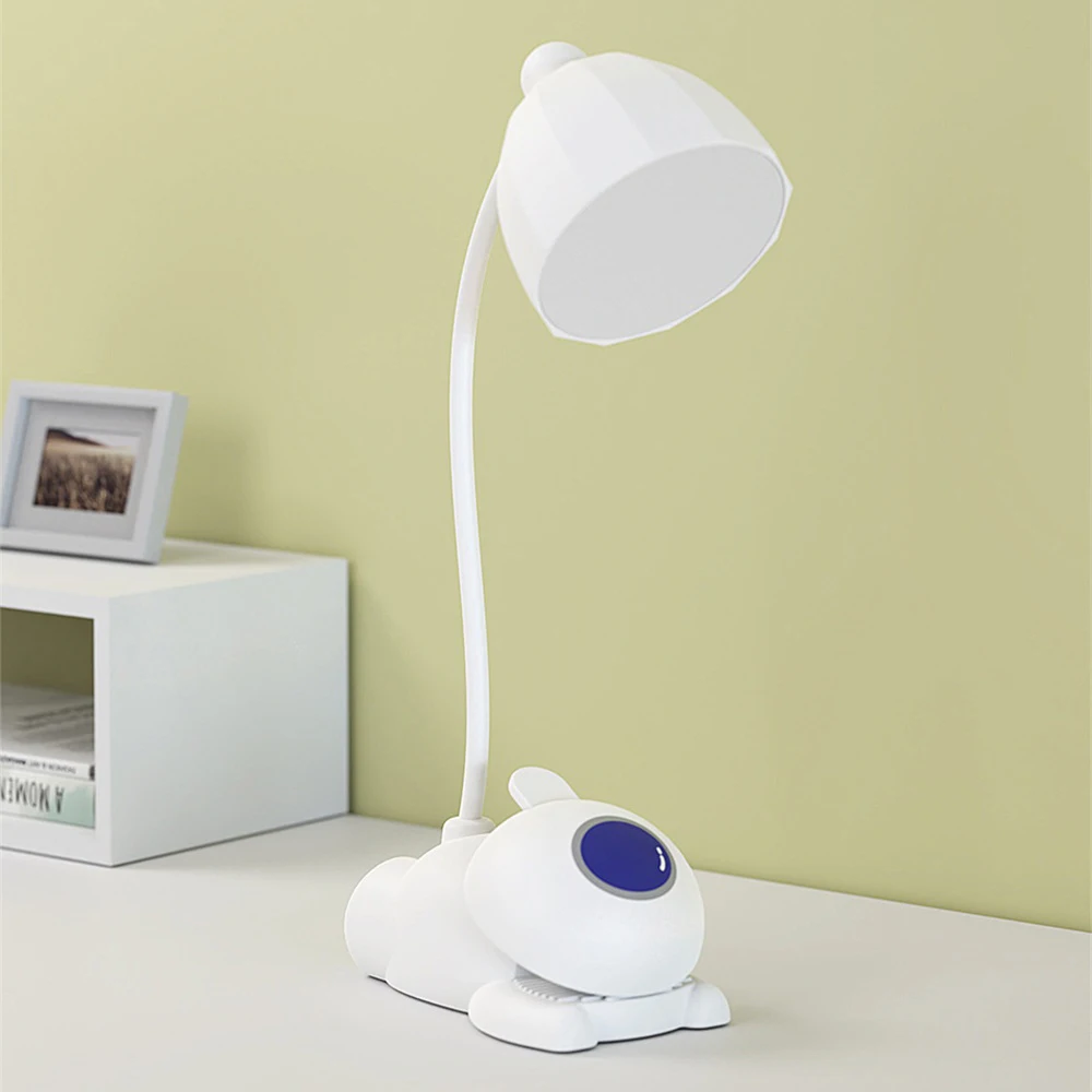 

Приглушаемая ночник с сенсорным управлением, прикроватная лампа с зажимом, 3-уровневая настольная лампа из АБС/ПП, настольная лампа для спал...