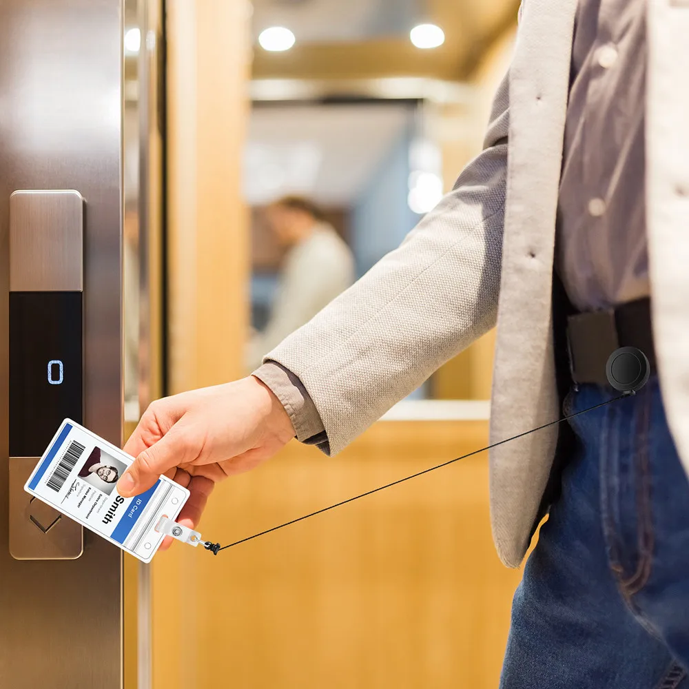 Bestom оптовая продажа 50 шт. 32 мм круглая Выдвижная медсестра Id бейдж катушка с