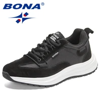 bona 2022 new designers suede luxury brand casual shoes women fashion chunky sneakers woman thick sole sport shoes feminimo soft
