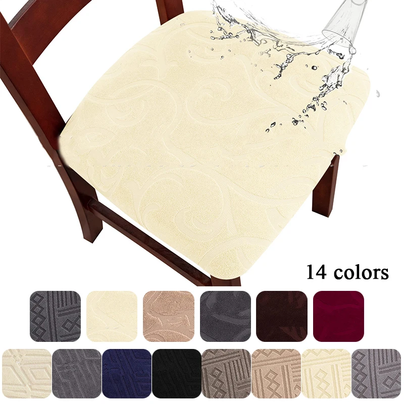

Slipcover Seat Case Stool Cover Removable Jacquard Waterproof Stretch Home Hotel Living Room Chair Cover Silla Gamer Funda Silla