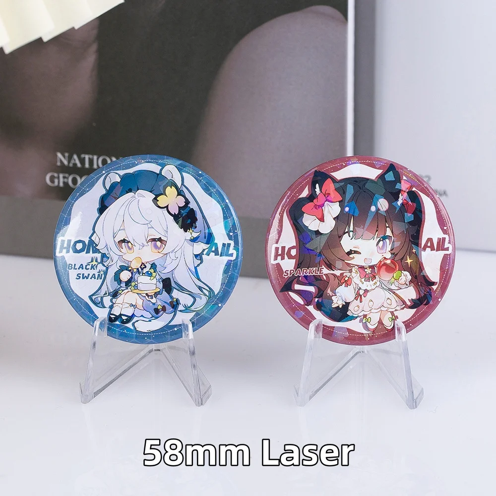 Лазерная брошь Honkai в виде космонавта